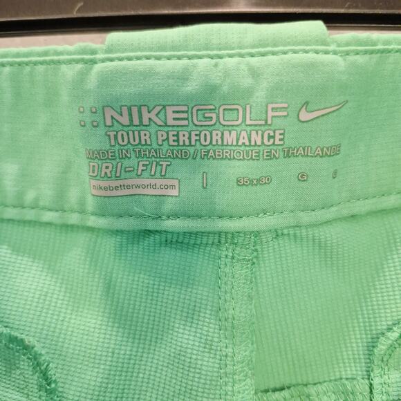Nike Mens McIlroy ModernTech Tour Performance Dri-Fit Golf Pants 509737 35x30 Gn - Picture 6 of 13